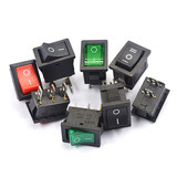 小船型开关KCD1-101电热炒锅饮水机电子称船形翘板电源按钮2脚4脚